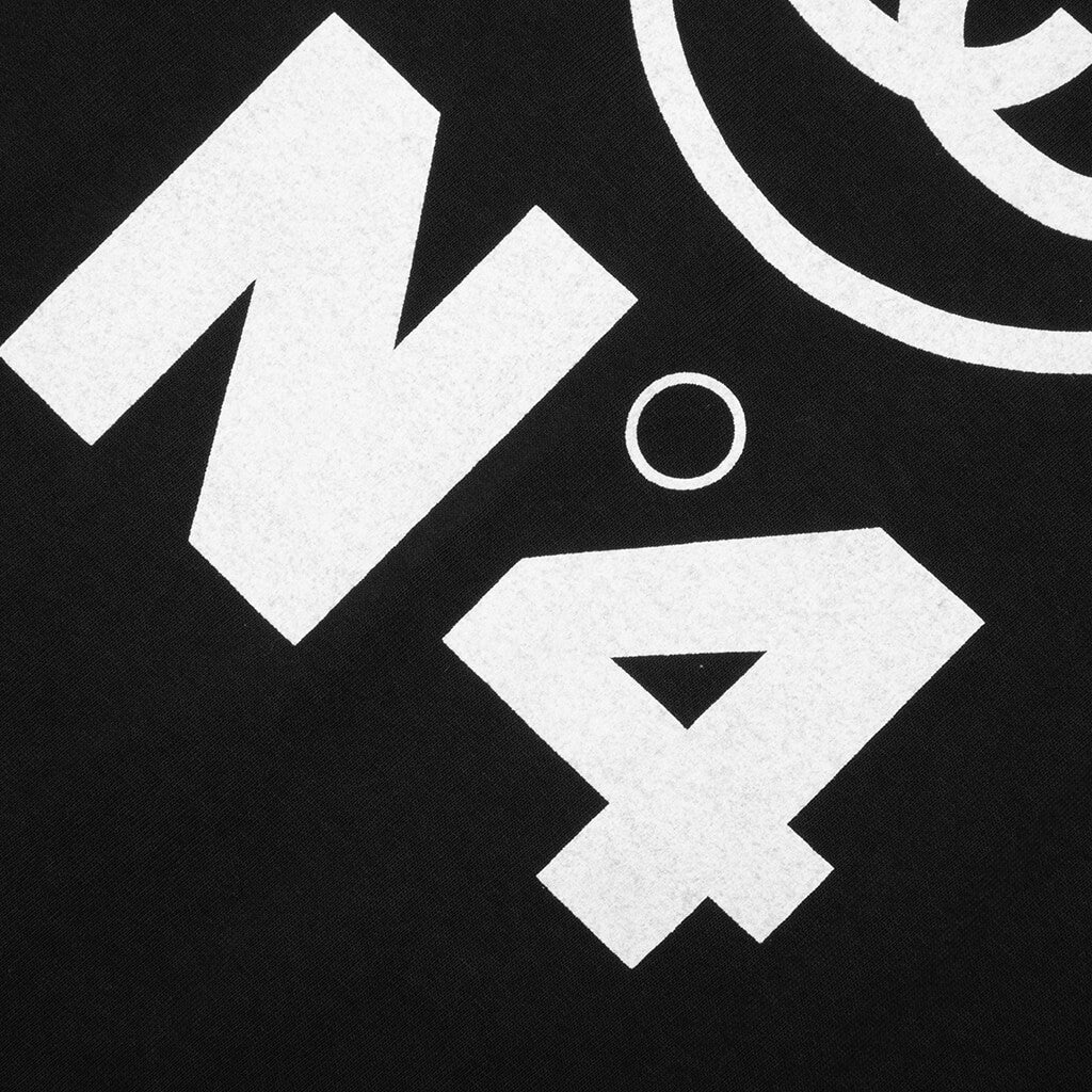 No. 4 Pigment Dyed Tee -  Black
