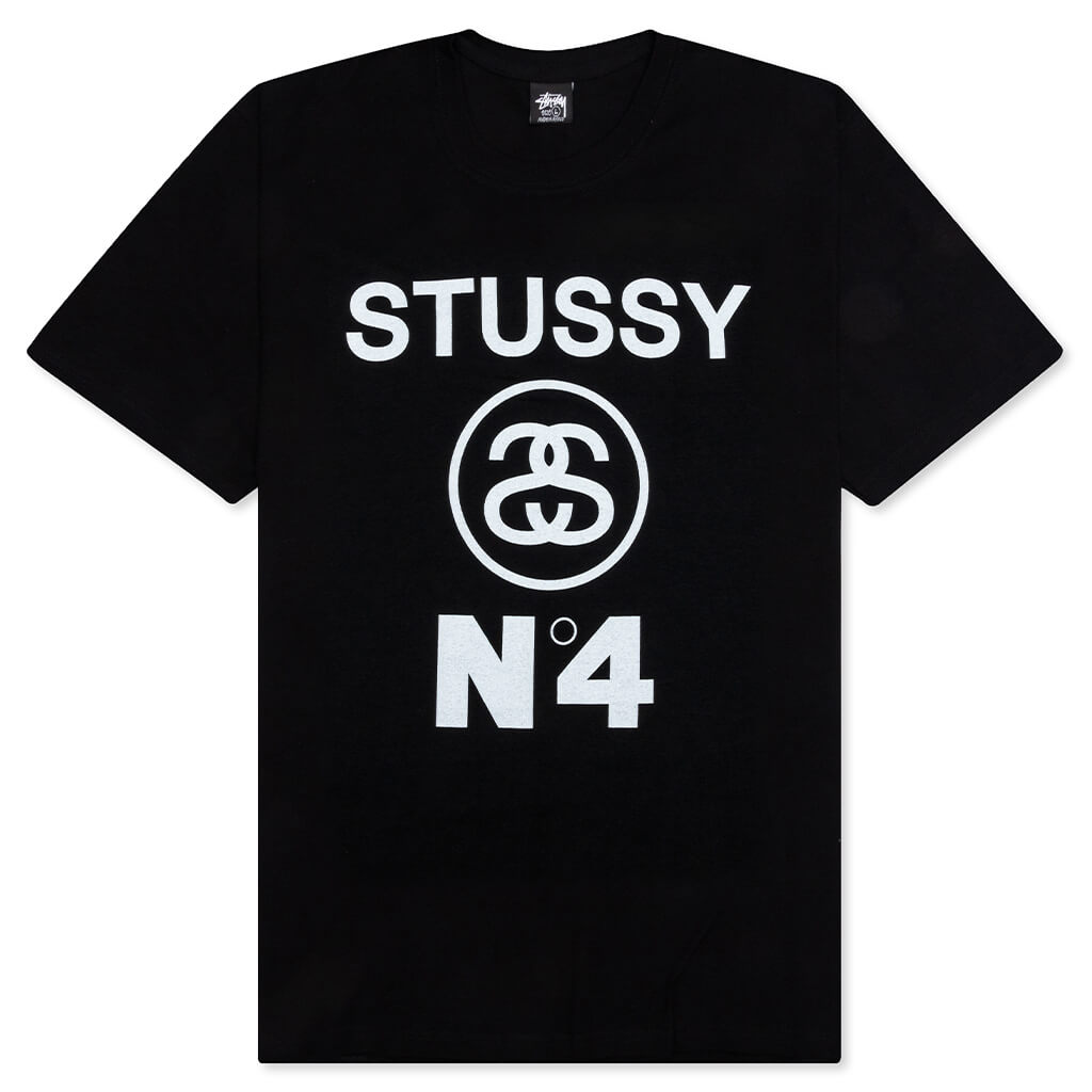 No. 4 Pigment Dyed Tee -  Black