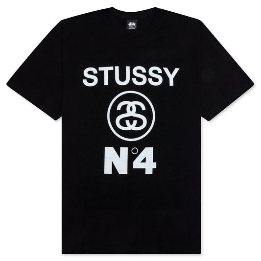No. 4 Pigment Dyed Tee -  Black