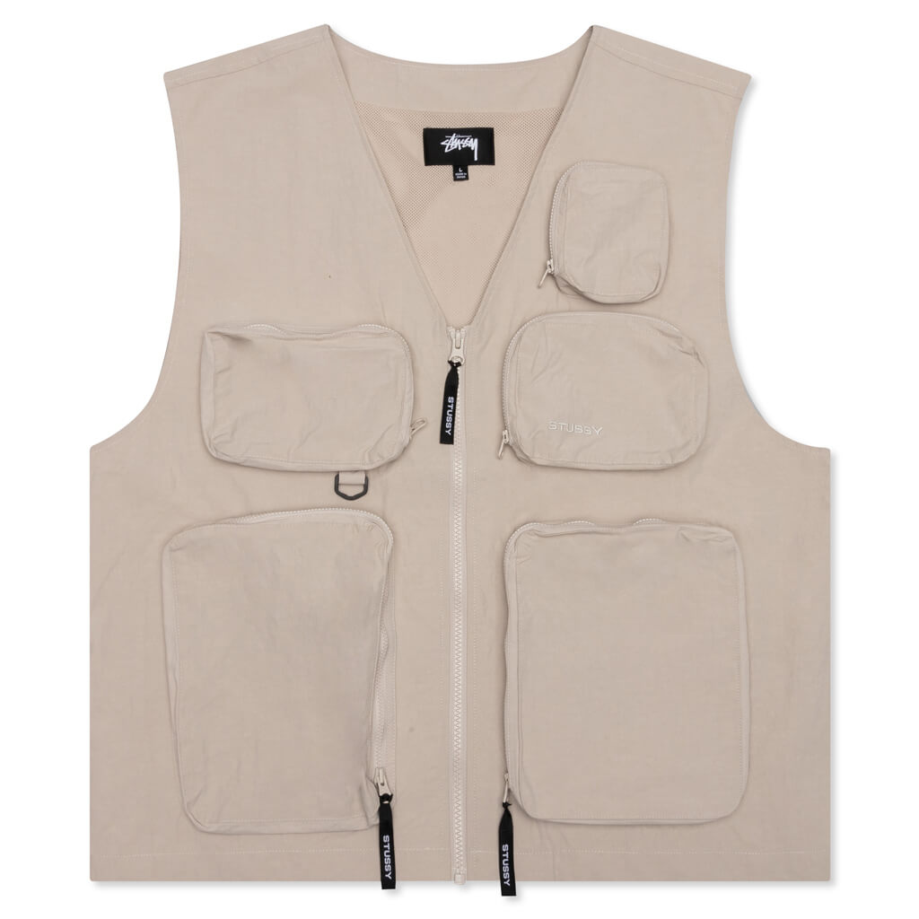 Nylon Approach Vest - Stone Grey