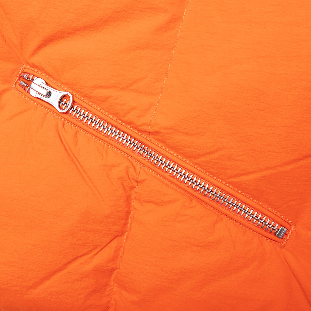 Nylon Down Puffer - Orange