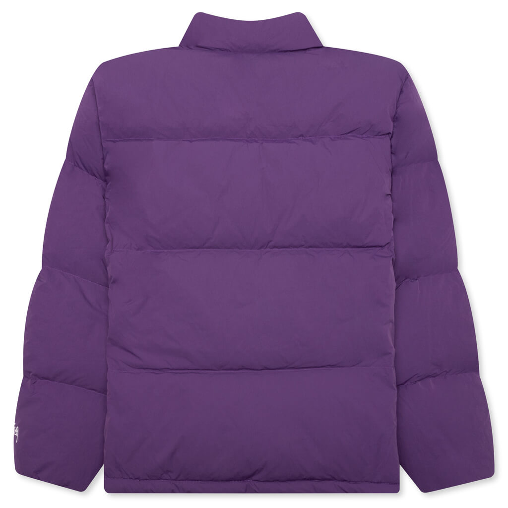 Nylon Down Puffer - Purple