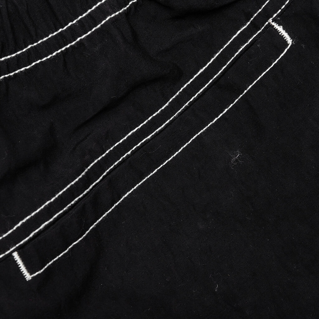 Nylon Folsom Beach Pant - Black