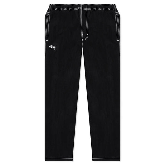 Nylon Folsom Beach Pant - Black