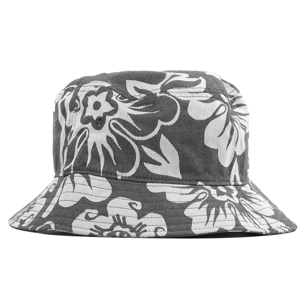 Nylon Hawaiian Bucket Hat - White