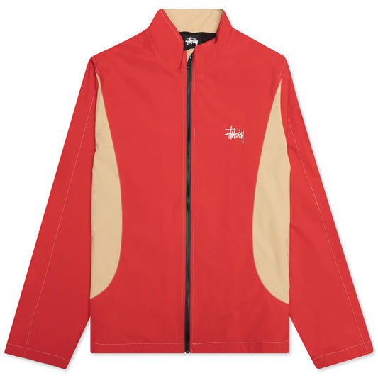 Panel Track Jacket - Red