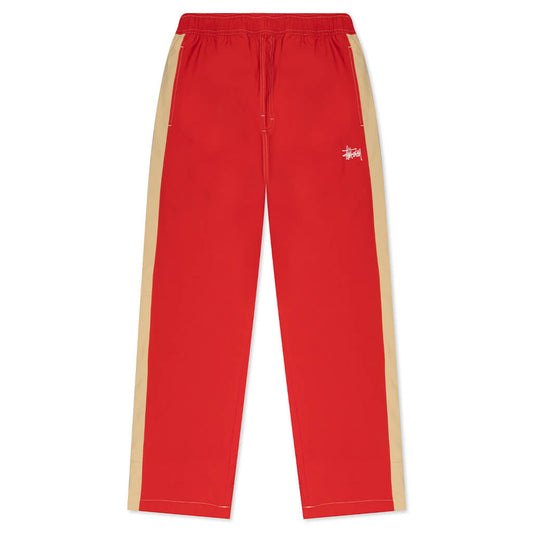 Panel Track Relaxed Pant - Red