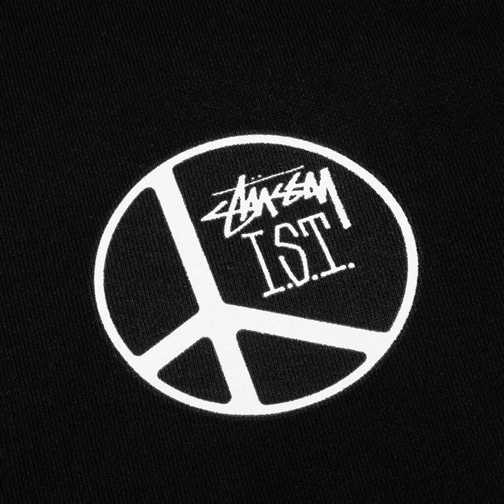 Peace Dot Hoodie - Black