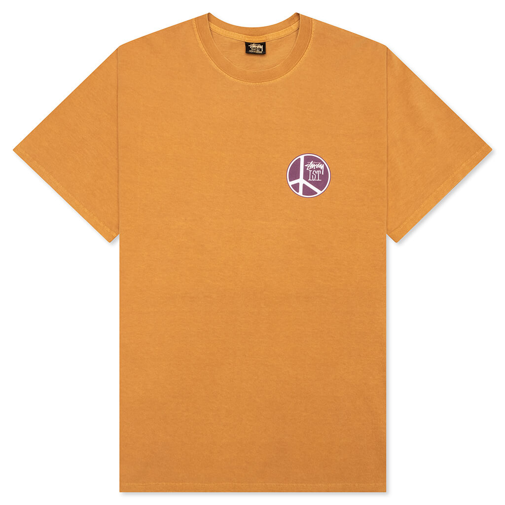 Peace Dot Pigment Dyed Tee - Copper