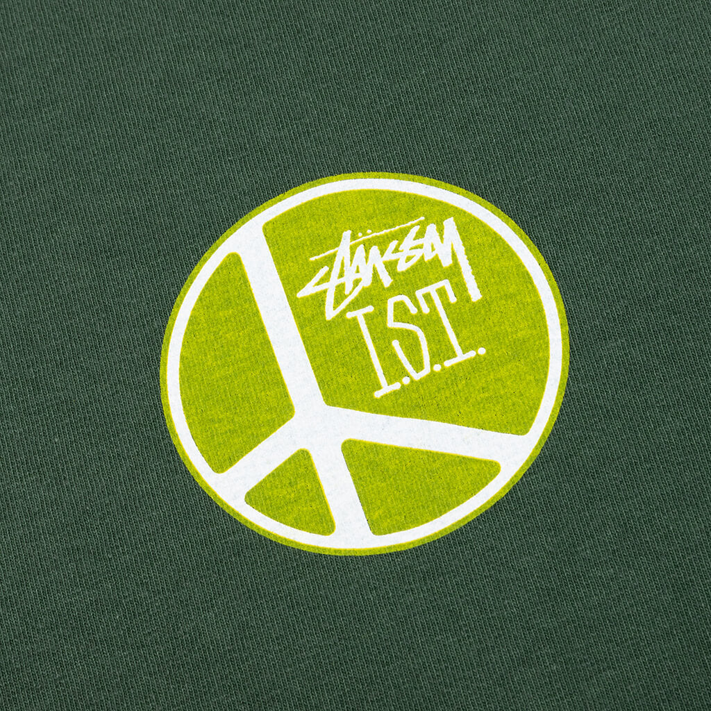 Peace Dot Pigment Dyed Tee - Pine