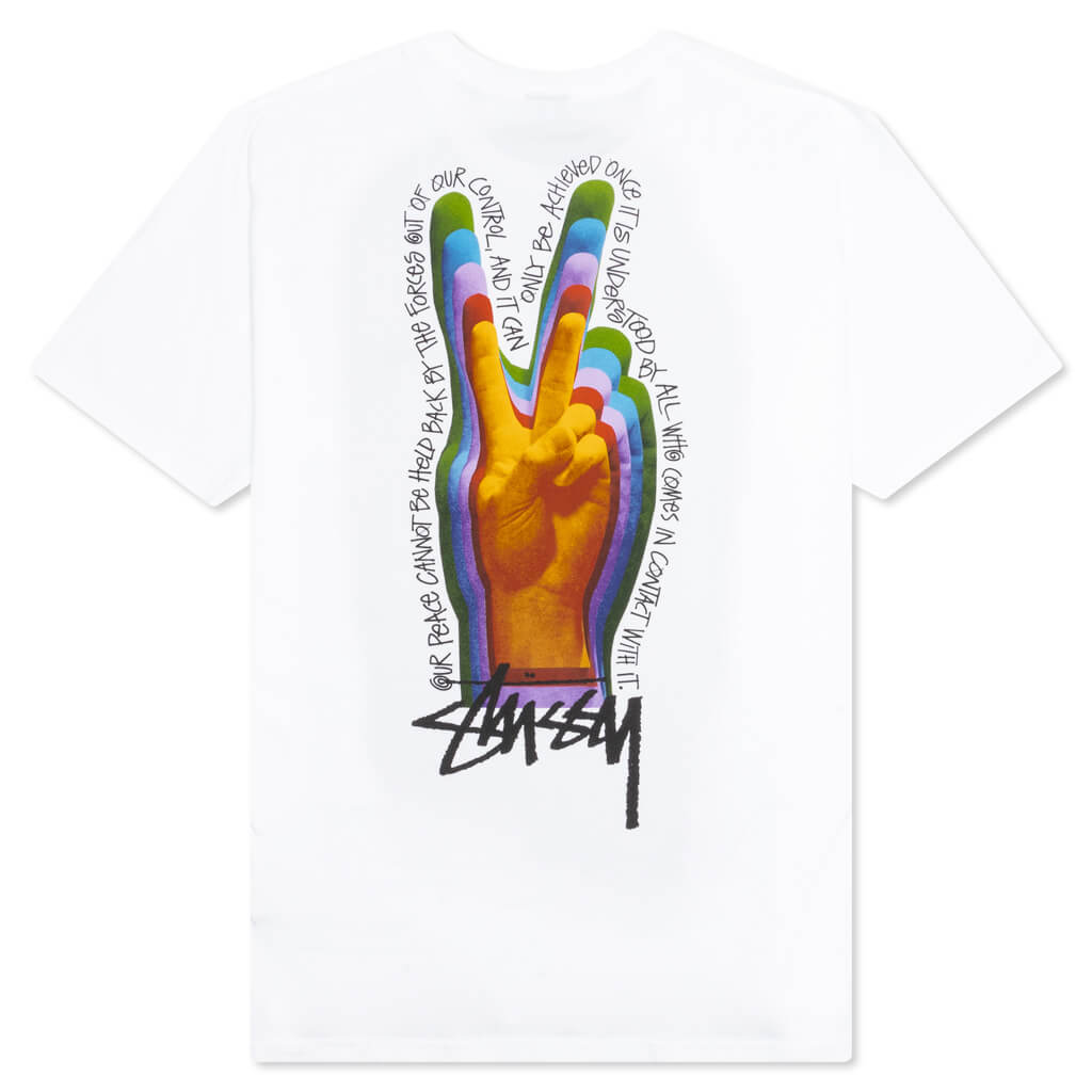 Peace Sign Tee - White