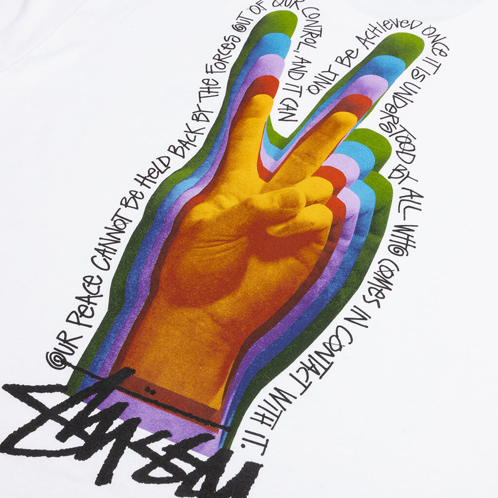 Peace Sign Tee - White