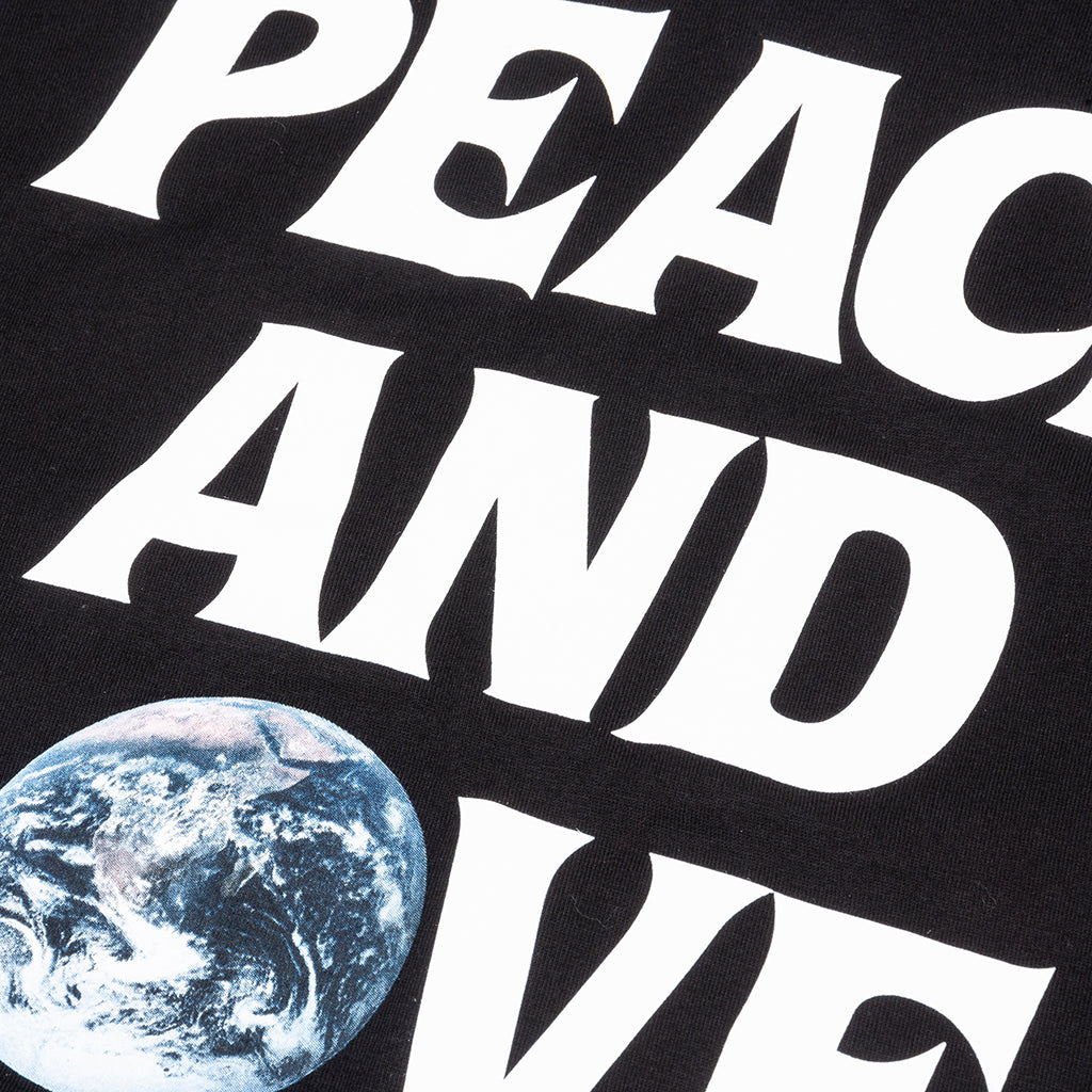 Peace and Love L/S Tee - Black