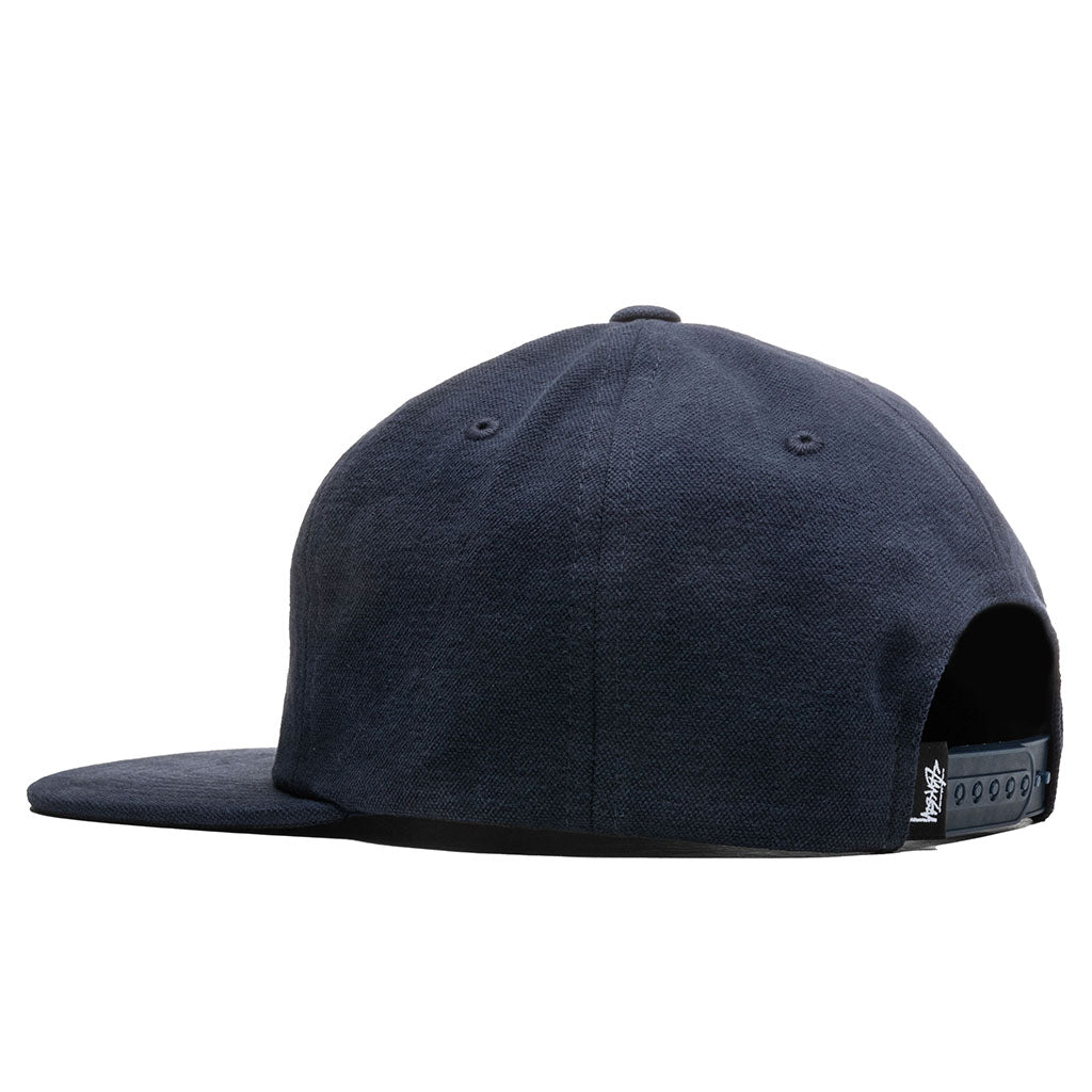 Peached Canvas Cap - Navy