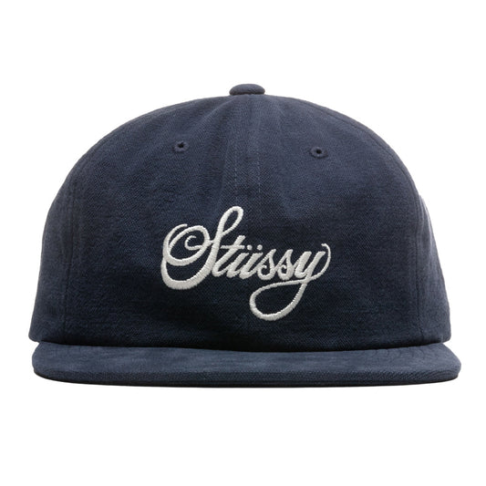 Peached Canvas Cap - Navy
