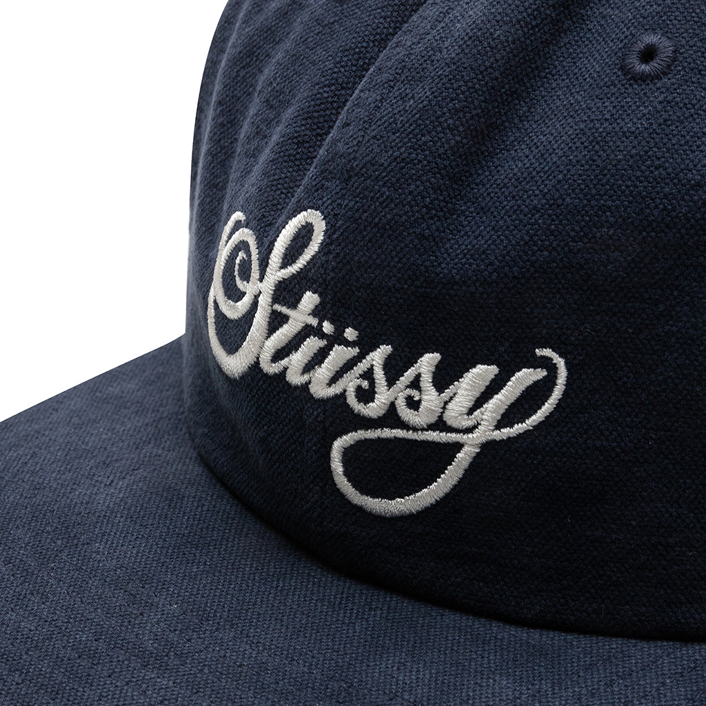 Peached Canvas Cap - Navy