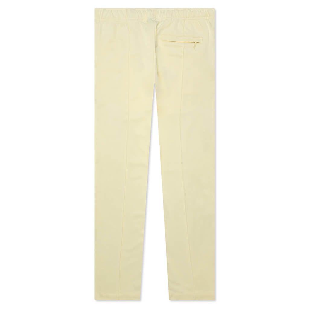 Poly Track Pant - Pale Yellow