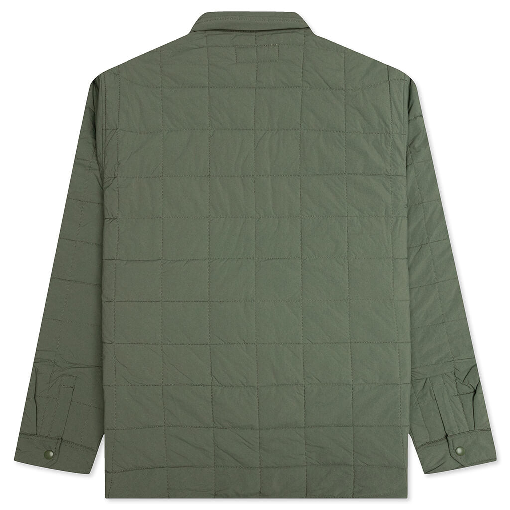 Quilted Fatigue Shirt - Green