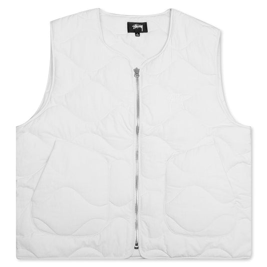 Recycled Nylon Liner Vest - Bone