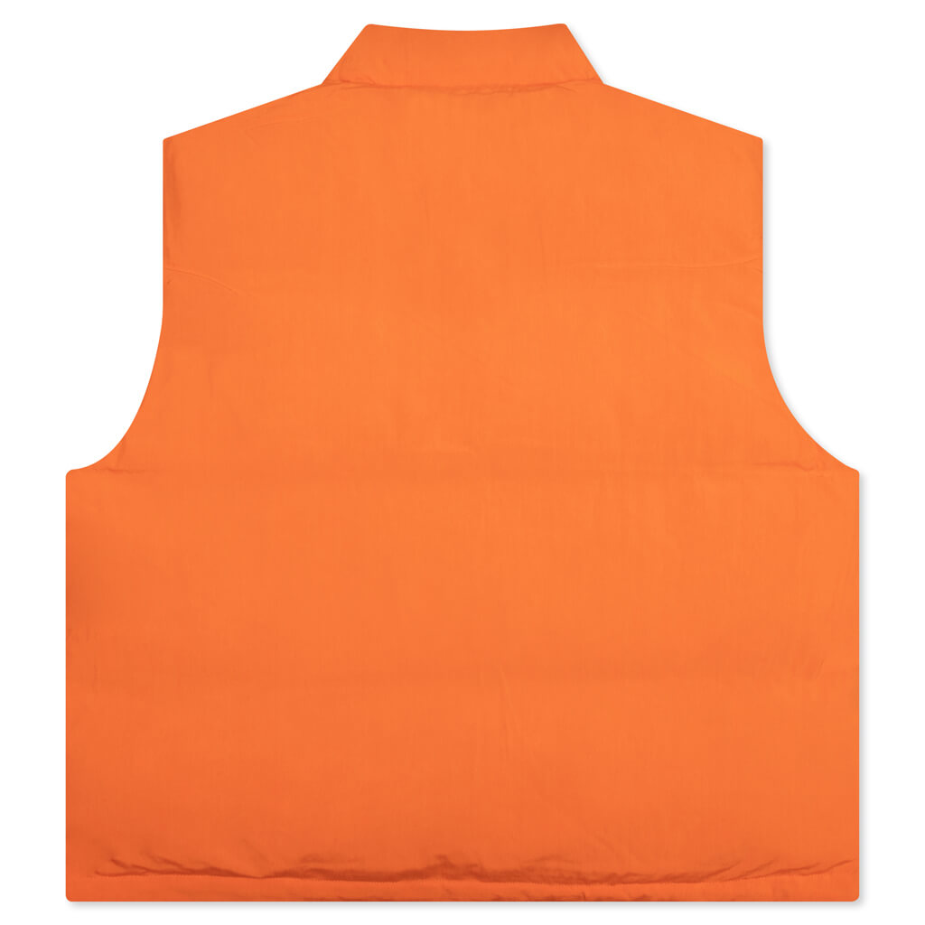 Reverse Down Workgear Vest - Olive