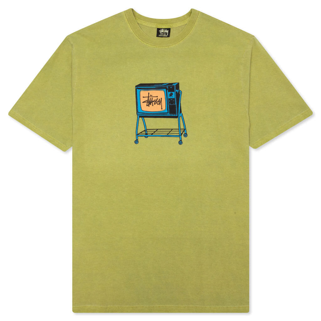 Rolling TV Pig Dyed Tee - Citron