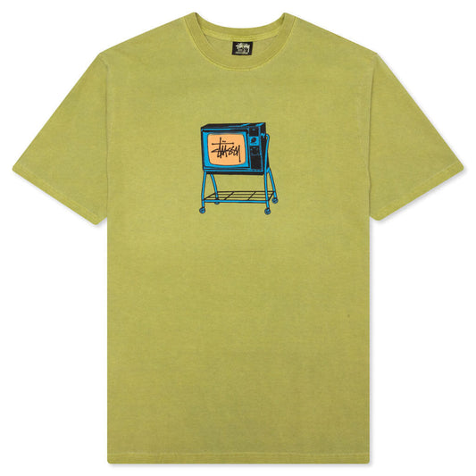 Rolling TV Pig Dyed Tee - Citron