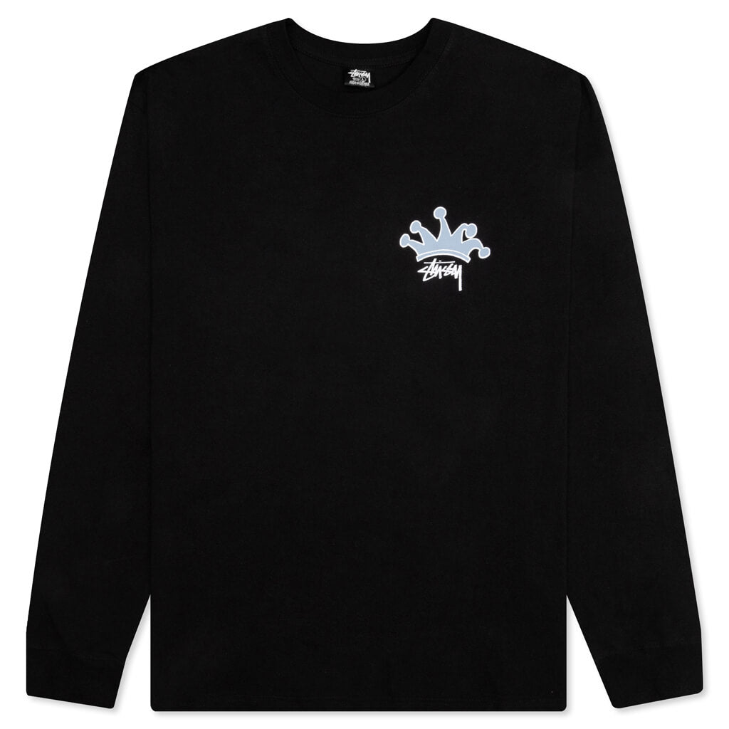 S Crown L/S Tee - Black