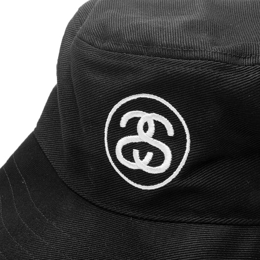 SS Link Deep Bucket Hat - Black