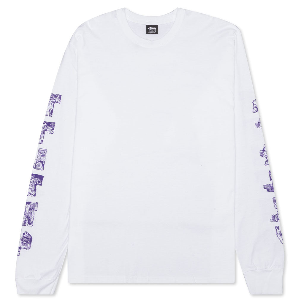 Sculptures L/S Tee - White