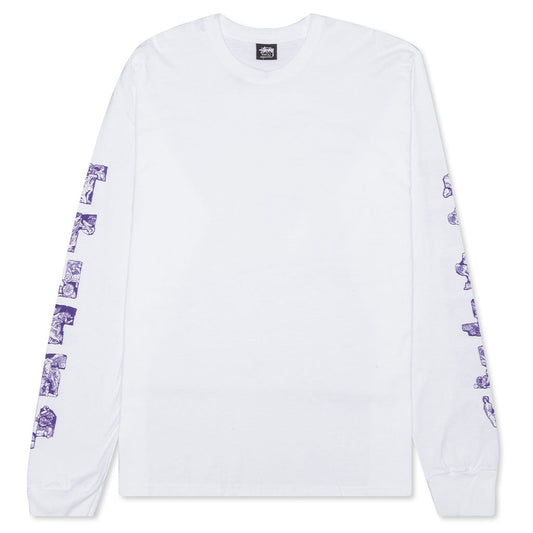 Sculptures L/S Tee - White