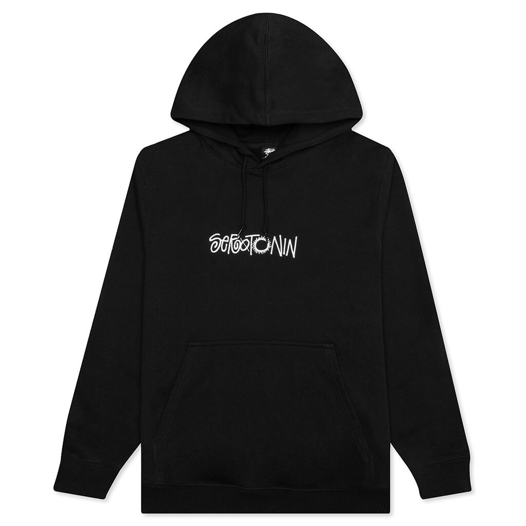 Serotonin App Hoodie - Black