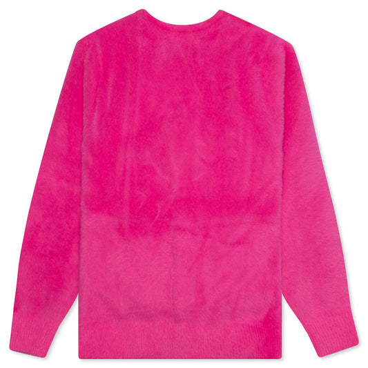 Shaggy Cardigan - Fuchsia