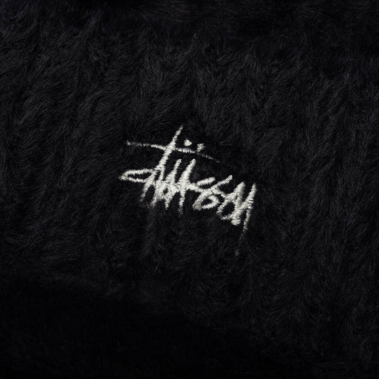 Shaggy Cuff Beanie - Black
