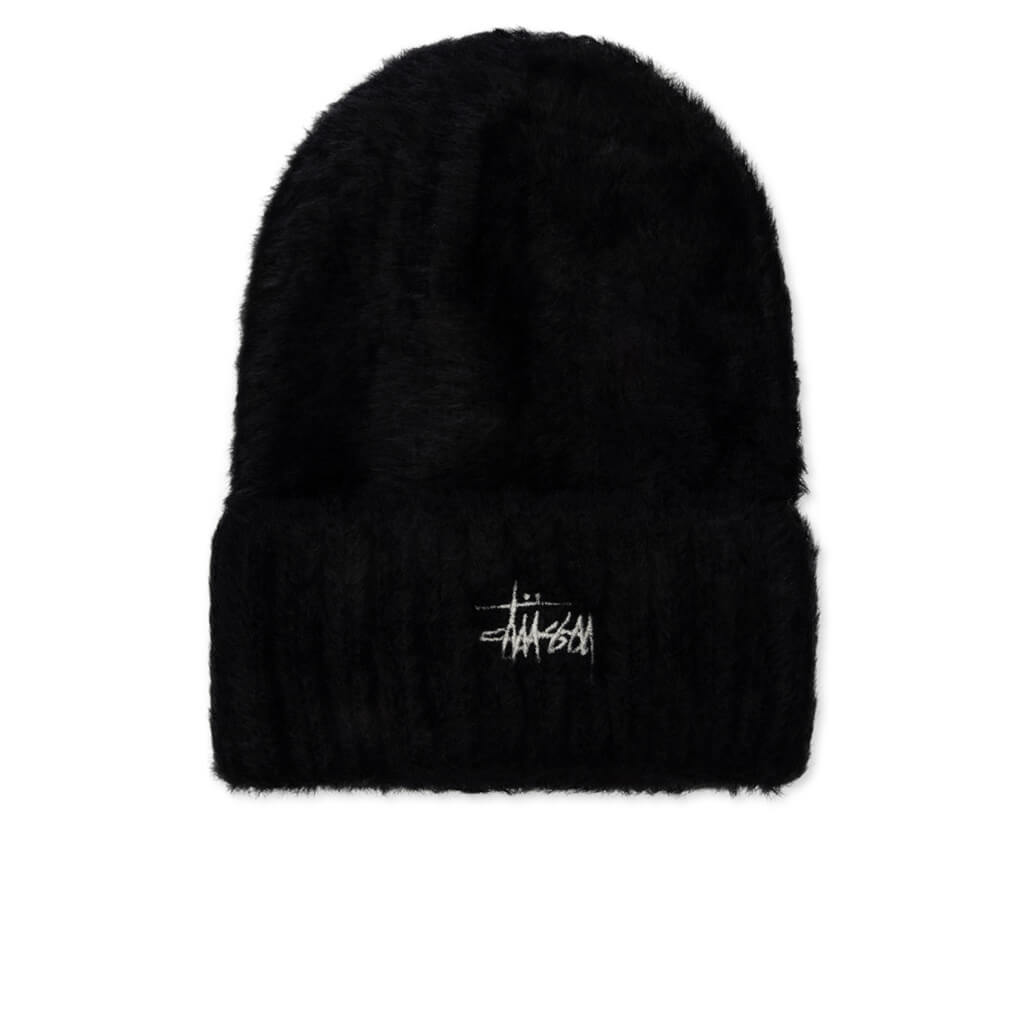 Shaggy Cuff Beanie - Black