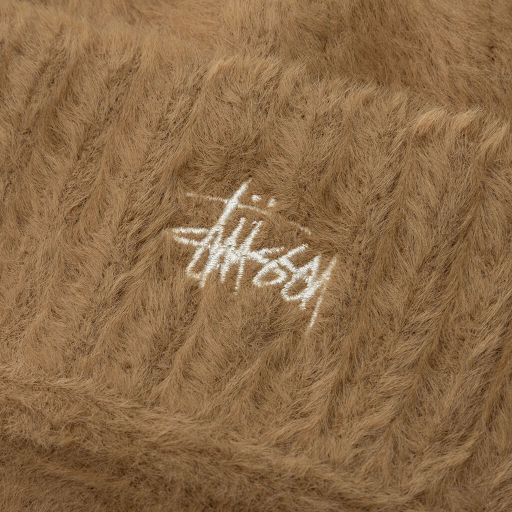 Shaggy Cuff Beanie - Coffee