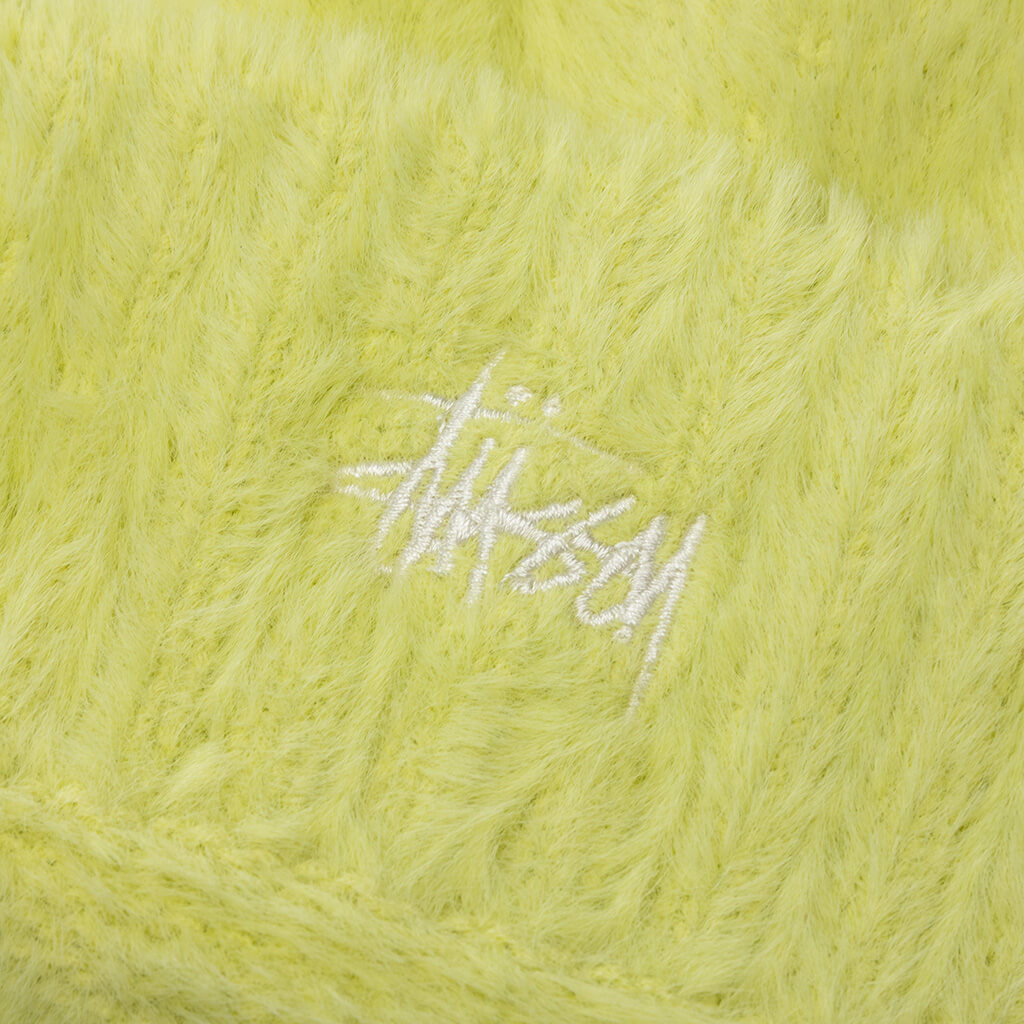 Shaggy Cuff Beanie - Lime