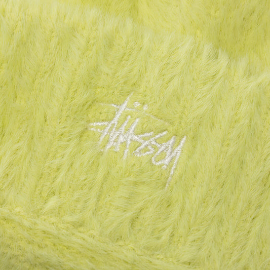 Shaggy Cuff Beanie - Lime
