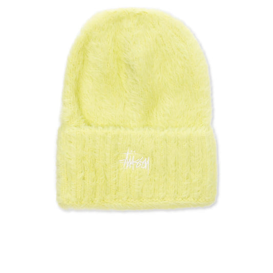 Shaggy Cuff Beanie - Lime