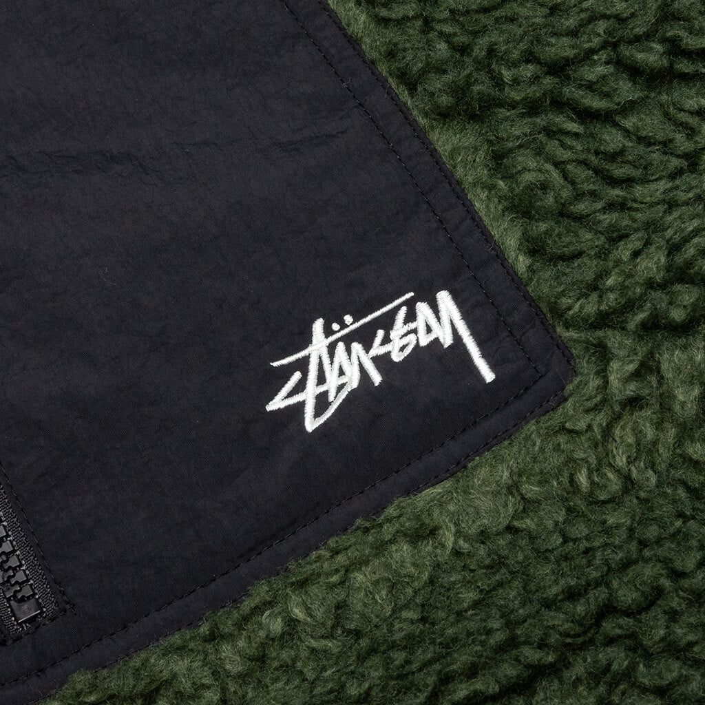 Sherpa Jacket - Olive