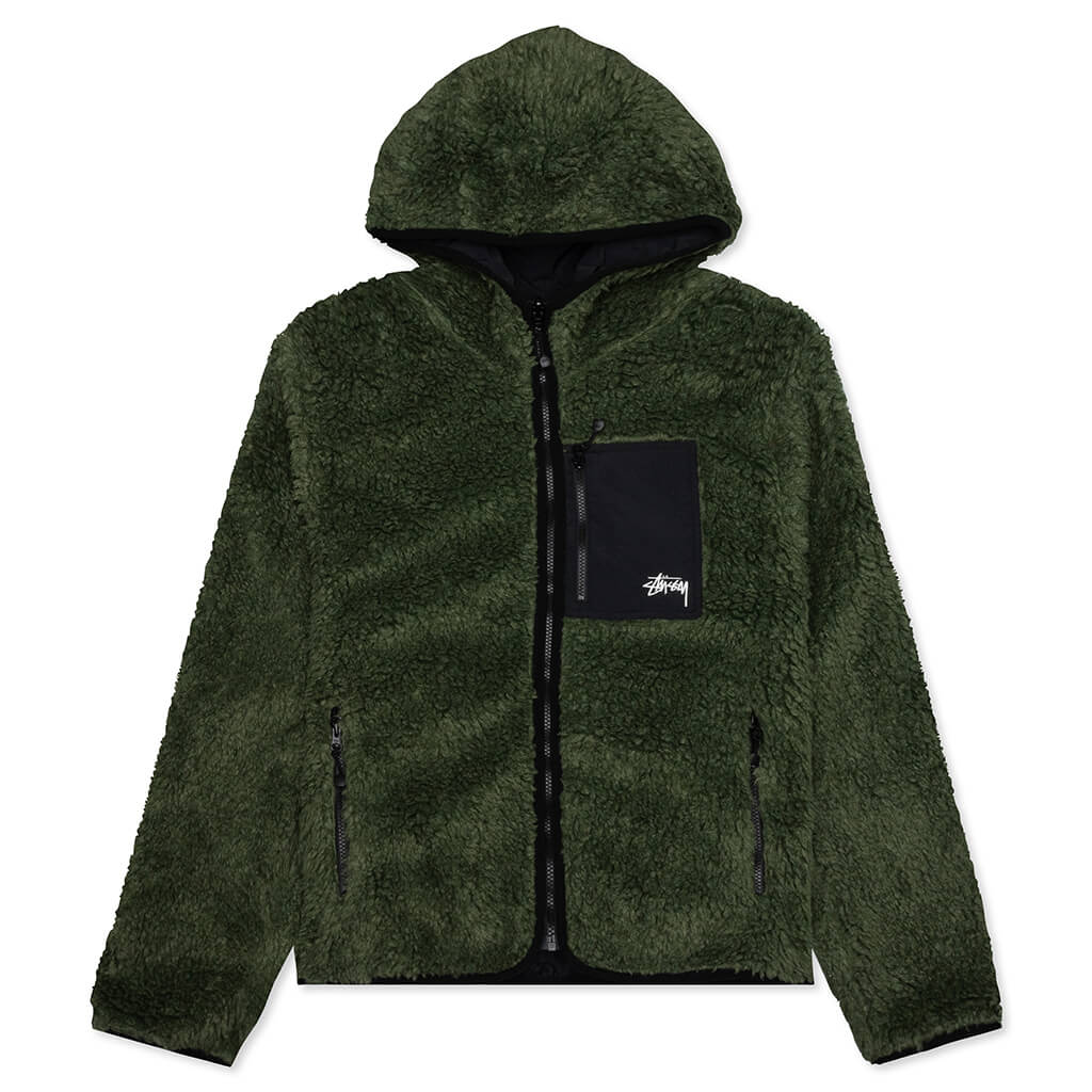 Sherpa Jacket - Olive
