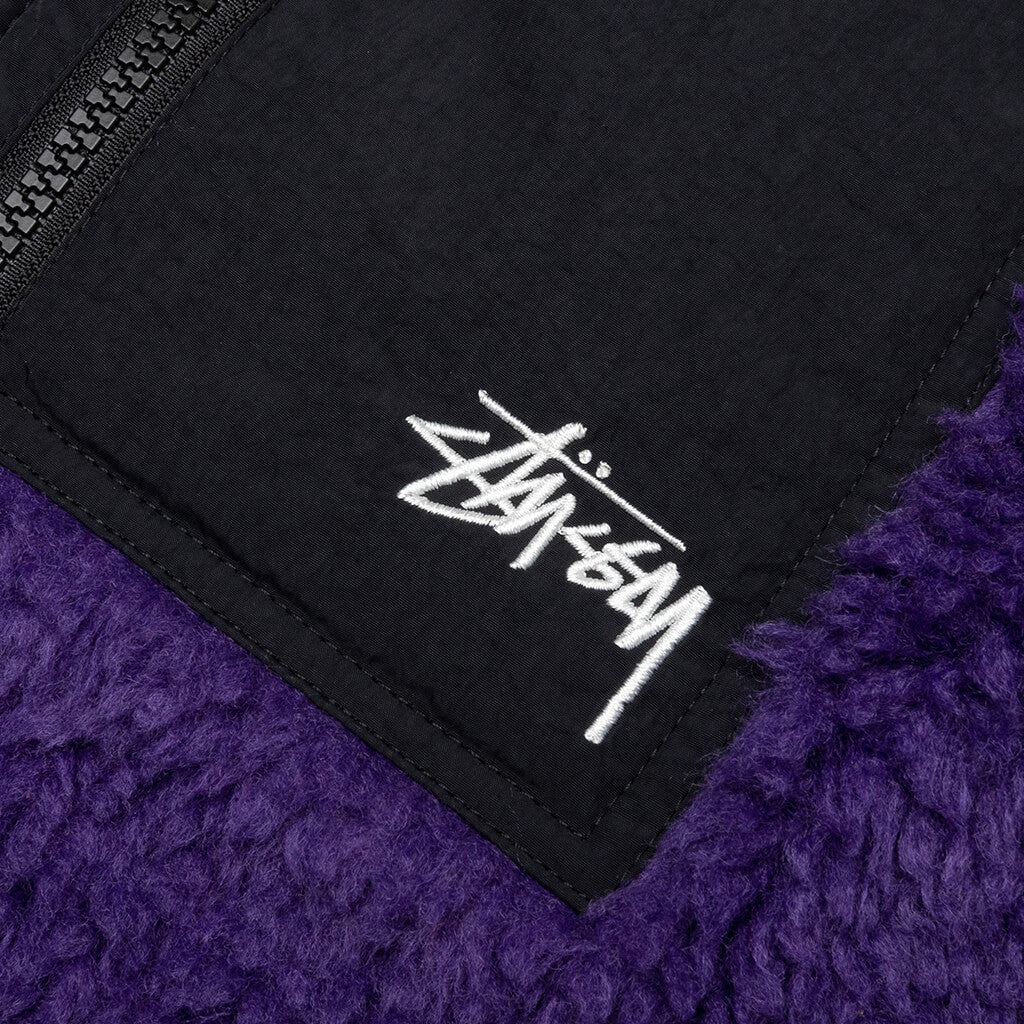 Sherpa Vest - Purple