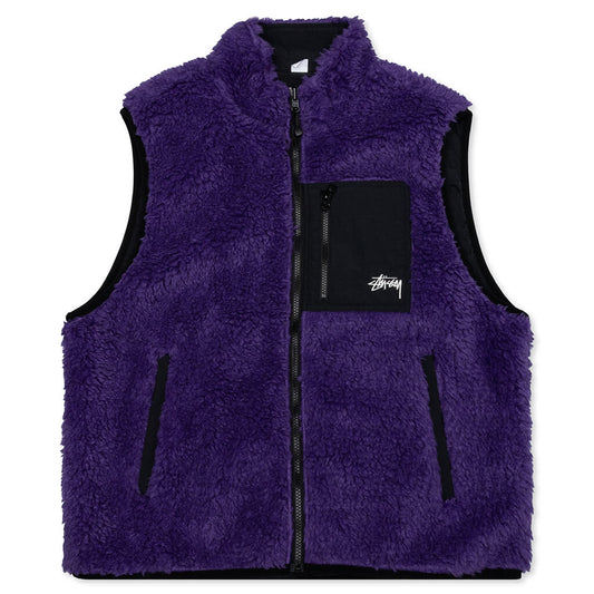 Sherpa Vest - Purple