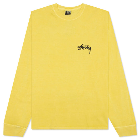 Skate Posse Pigment Dyed L/S Tee - Butter