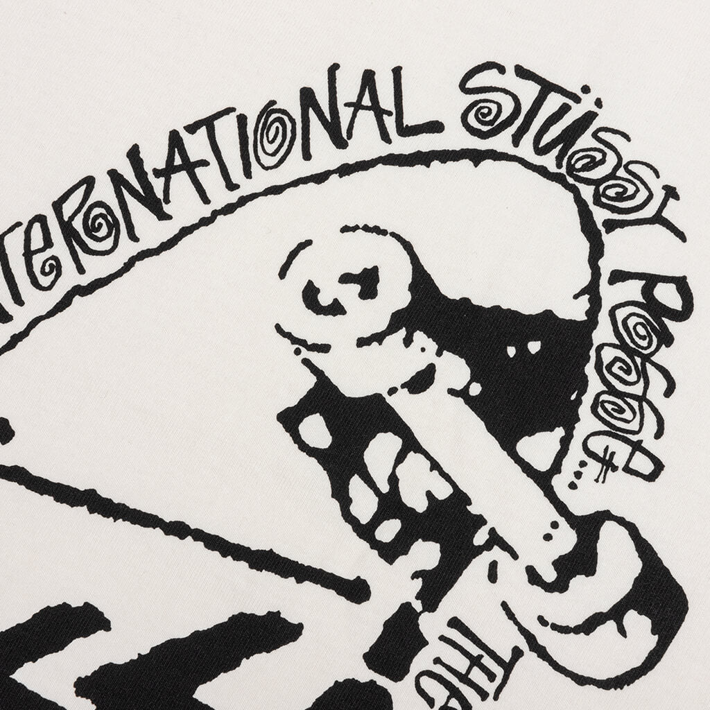 Skate Posse Pigment Dyed Tee - Natural