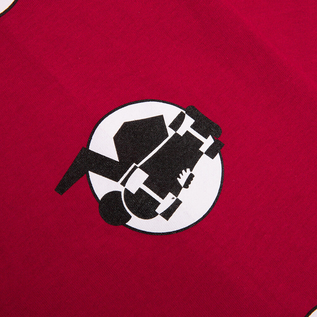 Skateman L/S Tee - Dark Red