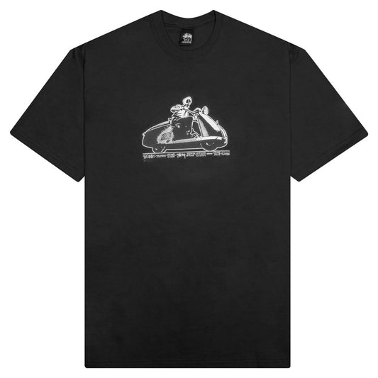 Skull Scooter Tee - Black
