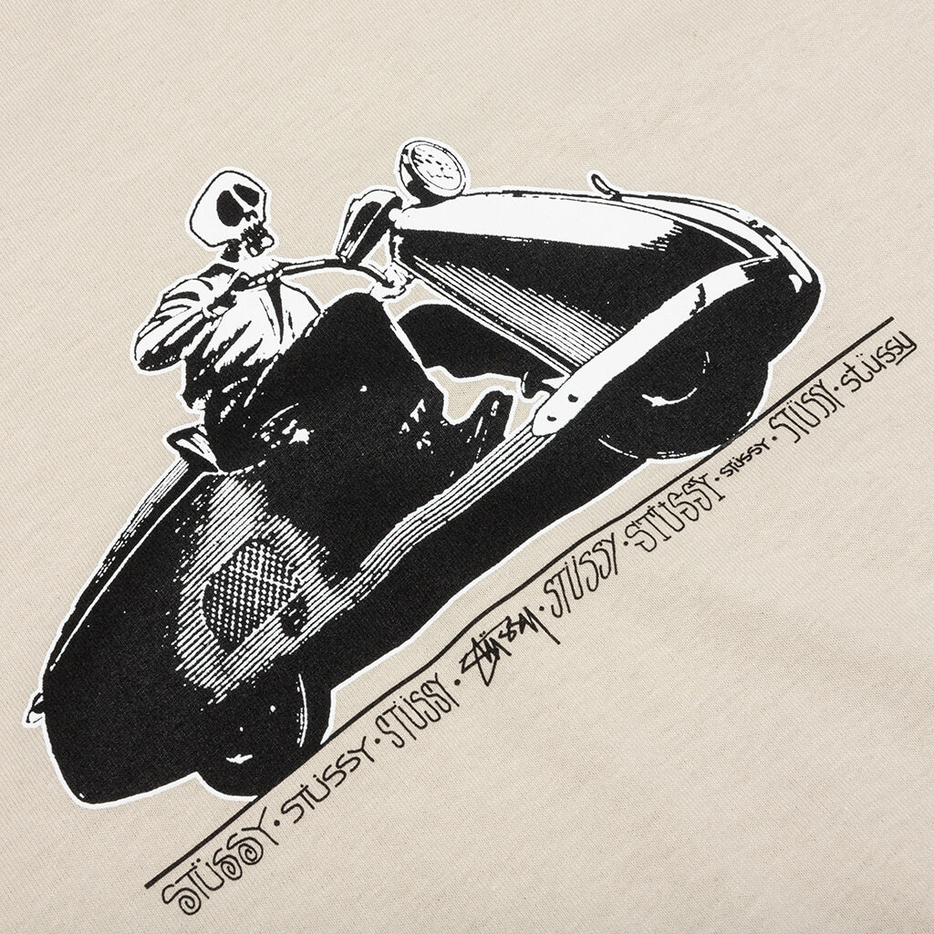 Skull Scooter Tee - Smoke