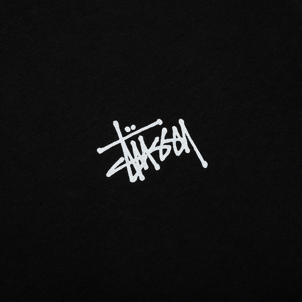 Skull Wings Dyed Tee - Black