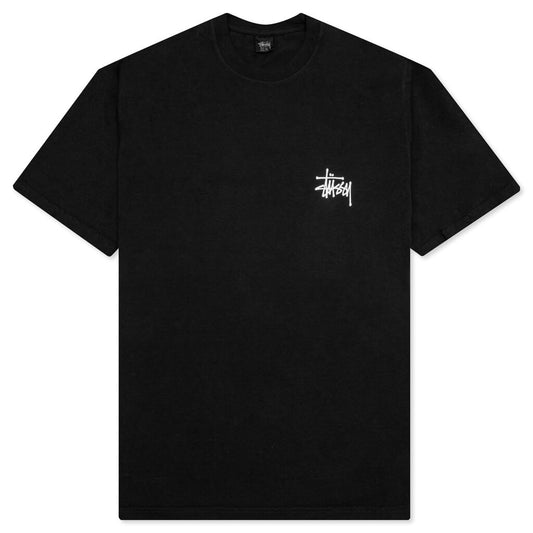 Skull Wings Dyed Tee - Black