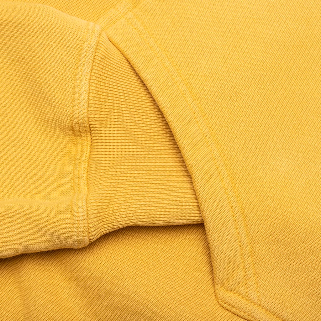 Skull & Bones Pigment Dyed Hoodie - Honey